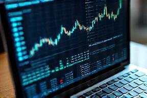 Investment dashboard on laptop